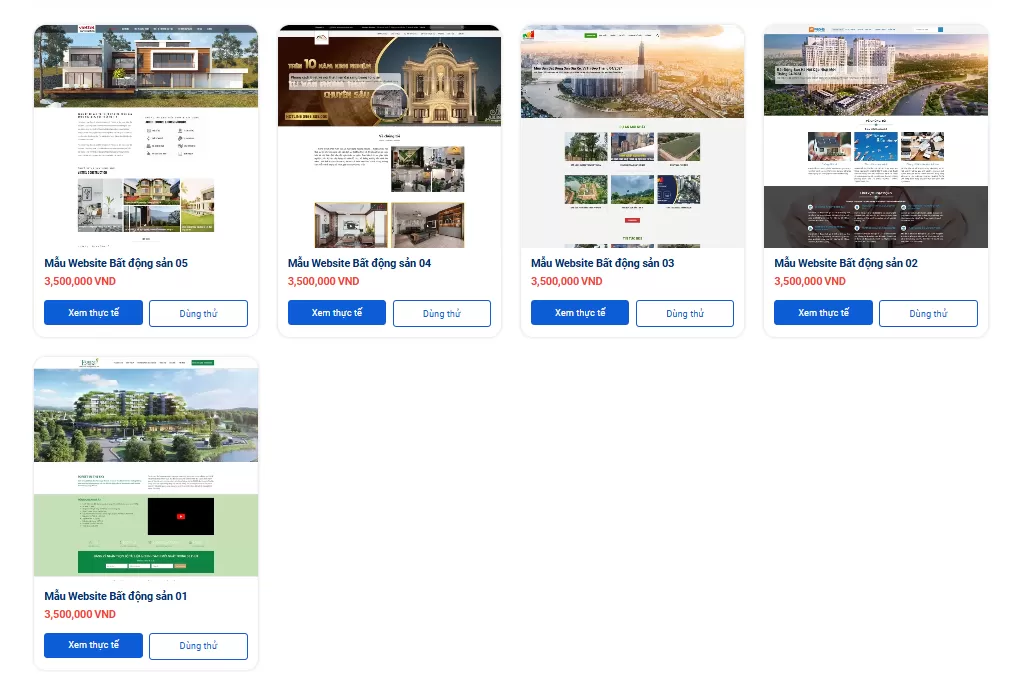 mua website có sẵn