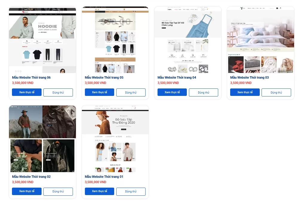 mua website có sẵn