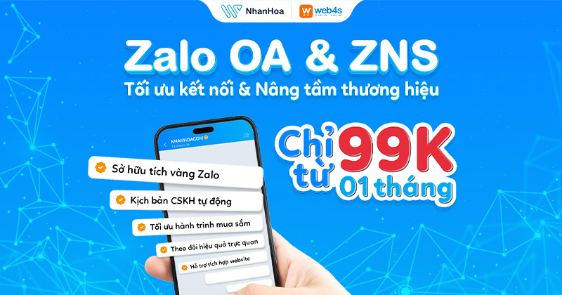 Zalo OA & ZNS 99K