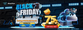 CHỈ CÒN 2 NGÀY ĐỂ ÁP DỤNG BLACK FRIDAY, DEAL SIÊU HỜI 75%!