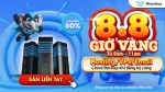 GIỜ VÀNG 8.8 - GIẢM ĐẾN 80%