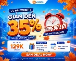 DEAL WEBSITE GIẢM ĐẾN 35% SẮP KẾT THÚC!